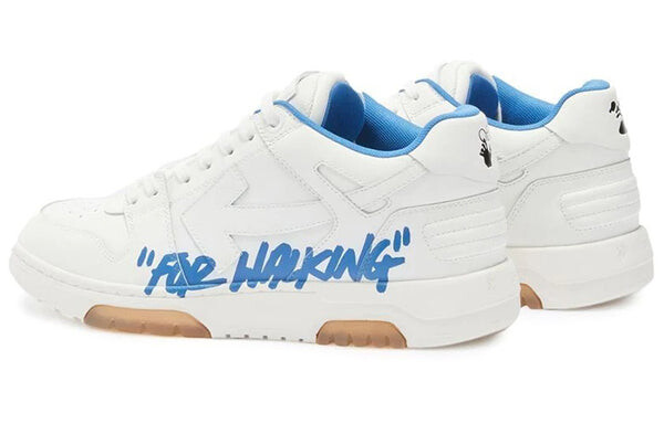 Кроссовки out of office low-top for walking sneaker 'white blue' Off-White, белый — фото 4