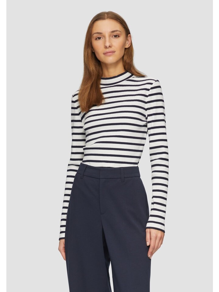 

Футболка s.Oliver T-Shirt langarm, цвет Blau-weiß