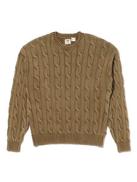 Свитер Carmel Cable Crew Levi's, Browns — фото 4