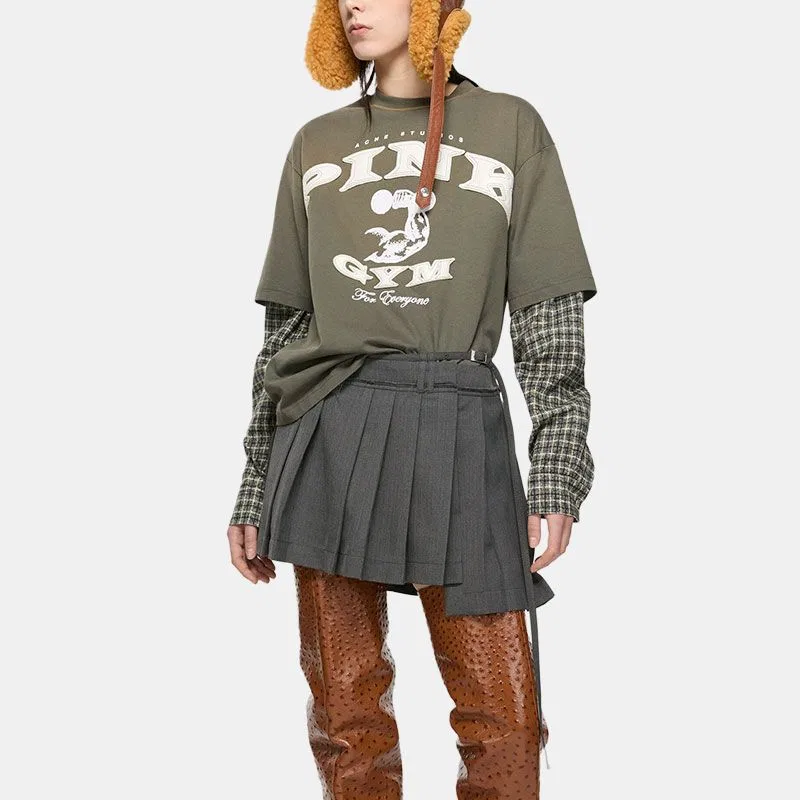 Юбка плиссе Acne Studios, Dark Gray — фото 3