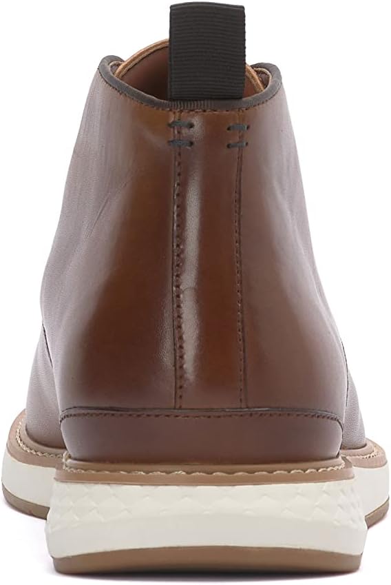 Мужские модные классические ботинки Vince Camuto, Cognac/Mocha — фото 3