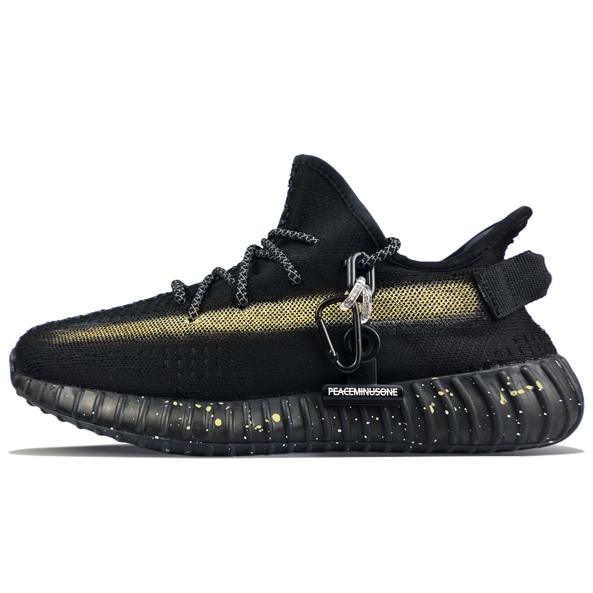 

Adidas Originals Yeezy Boost 350 V2 низкие повседневные кроссовки унисекс черные, цвет Black