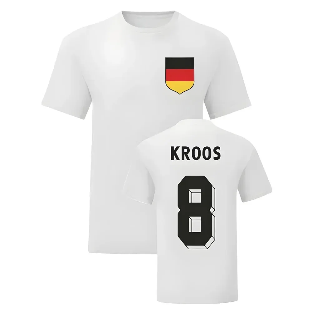 Футболка детская с принтом Toni Kroos Germany, белый
