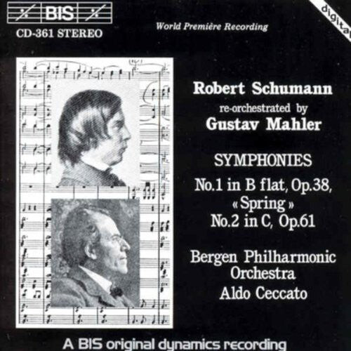 

CD диск Schumann / Ceccato / Bergen Po: Mahler Symphonies 1 & 2