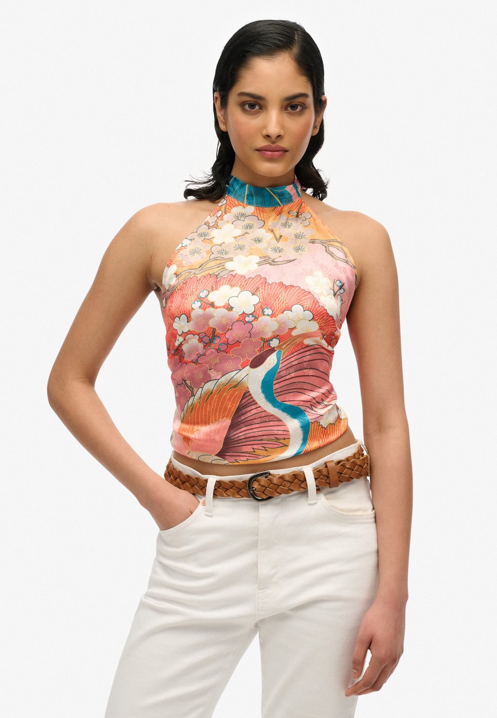 

Топ Blouse Superdry, розовый