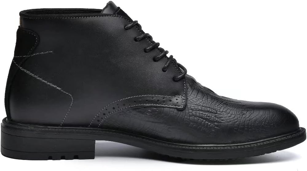 Мужские ботинки Arkbird Chukka из натуральной кожи, классические повседневные ботинки оксфордского стиля, черный — фото 3