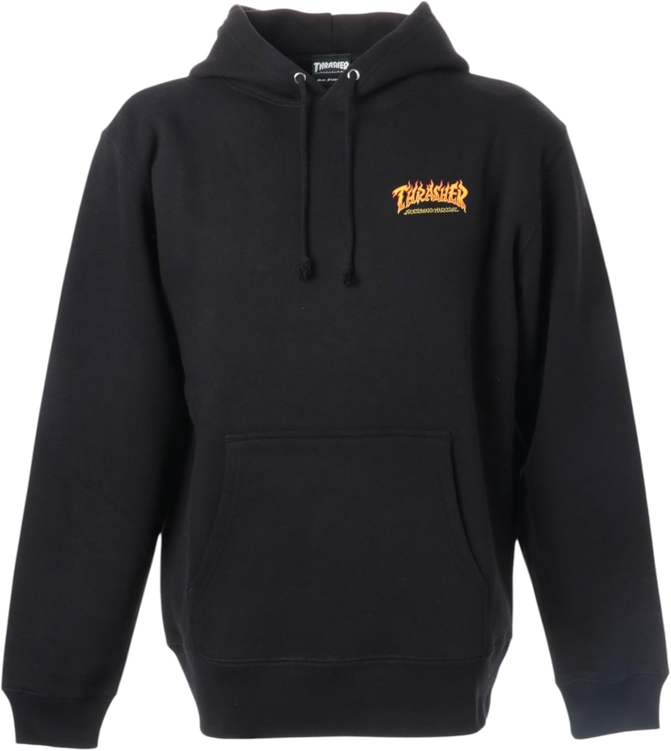 

Мужская толстовка с капюшоном Thrasher TH95383 (с логотипом бренда) в классическом стиле, черный