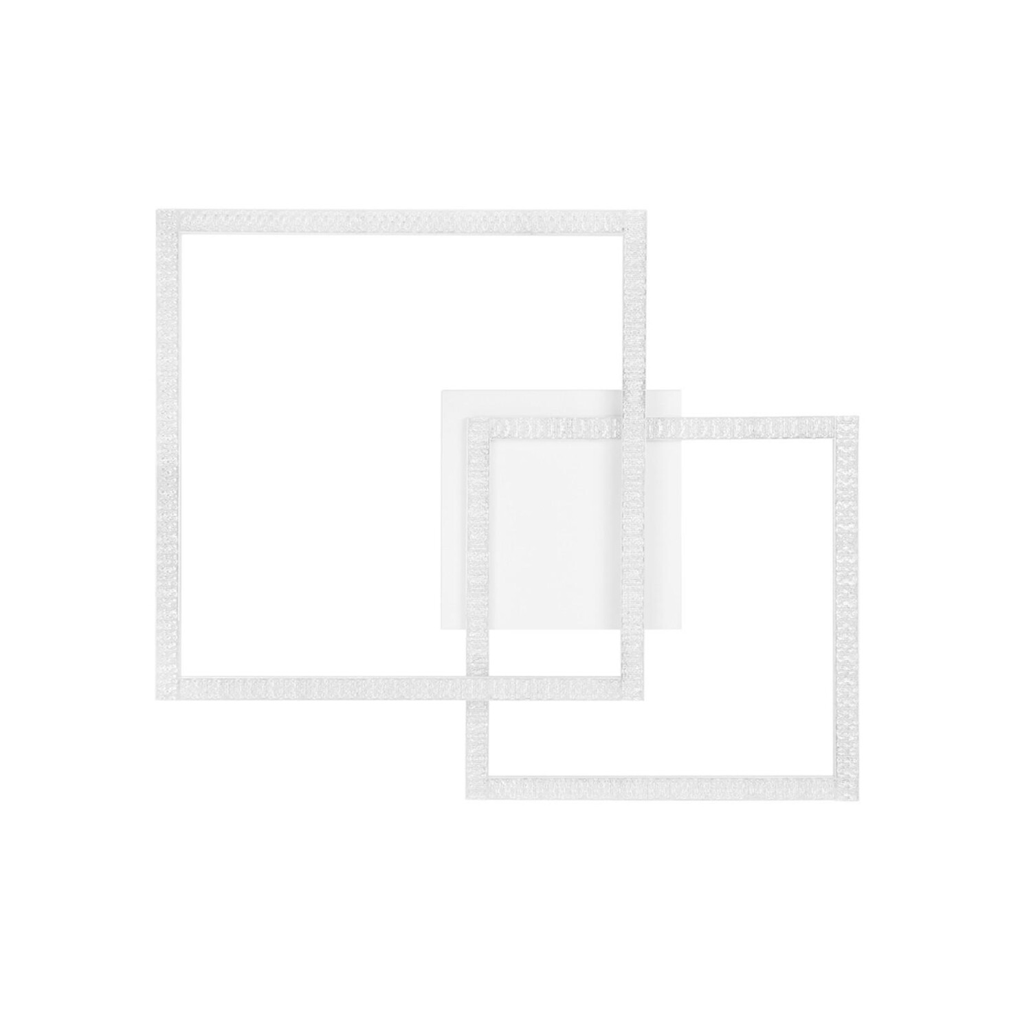 

Светодиодный потолочный светильник Nettlife, 57x48x9 см, белый