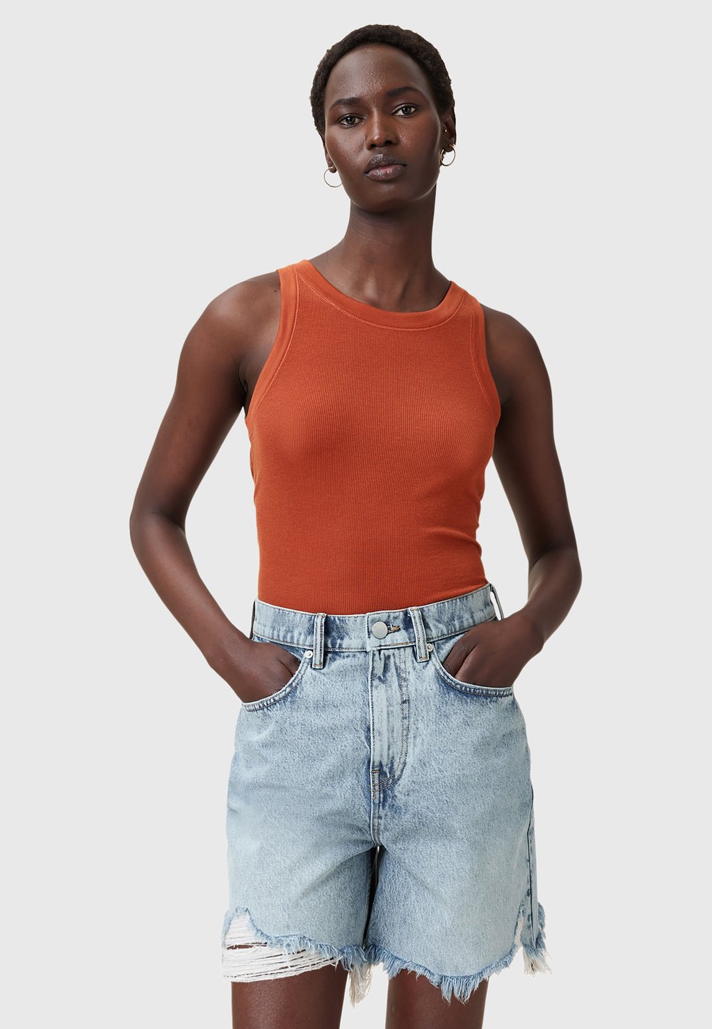 

Топ RINA TANK AllSaints, красный