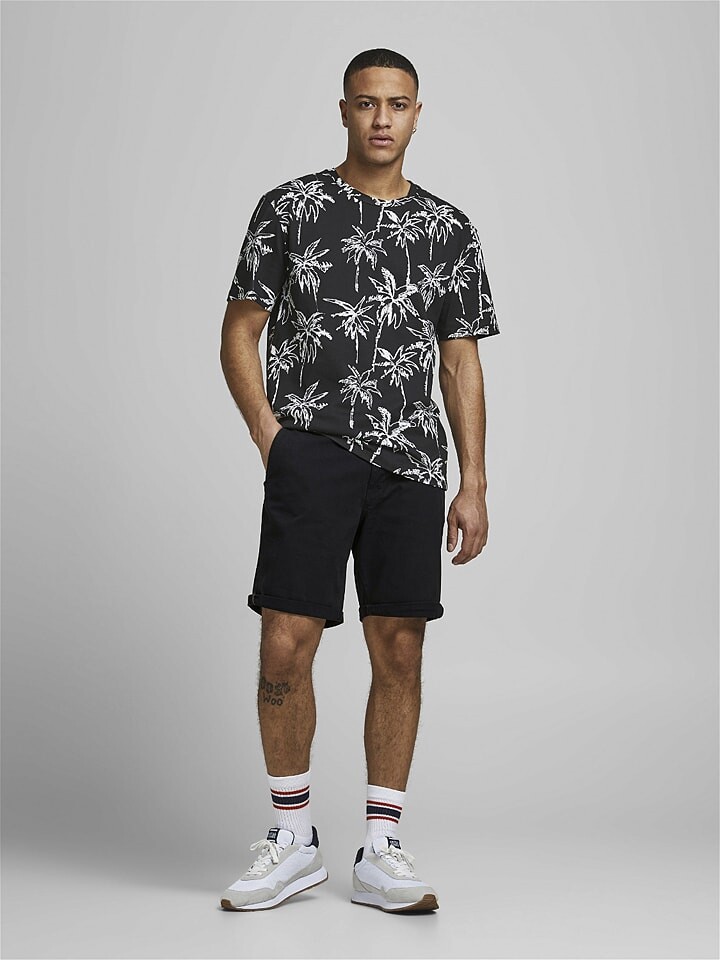 

Тканевые шорты Jack & Jones, черный