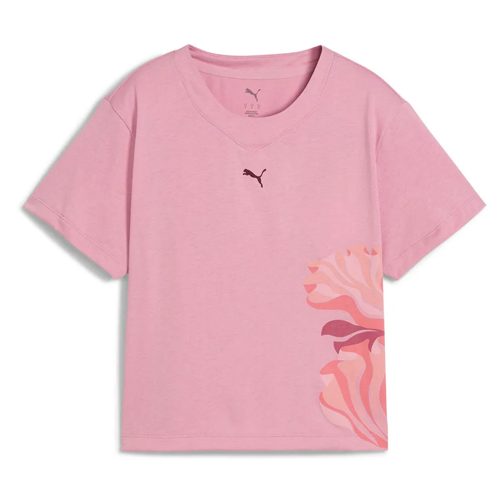 

Футболка с коротким рукавом спортивная Puma Floral Ribbon Fashion Graphic, розовый
