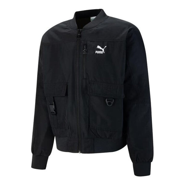 

Куртка t7 shiny bomber jacket 'black' Puma, черный