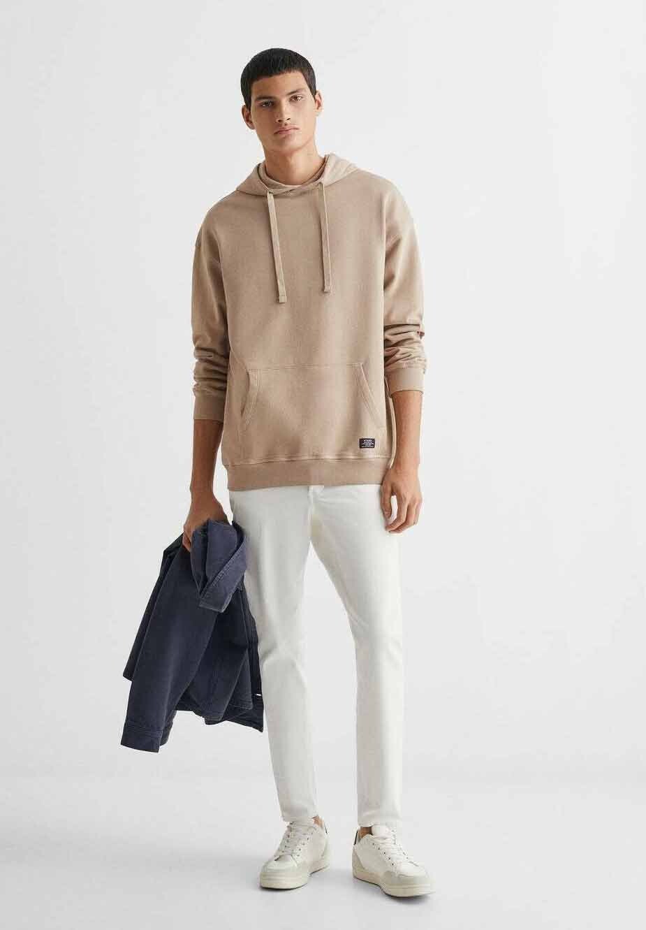 

Худи Mango Kids, цвет beige