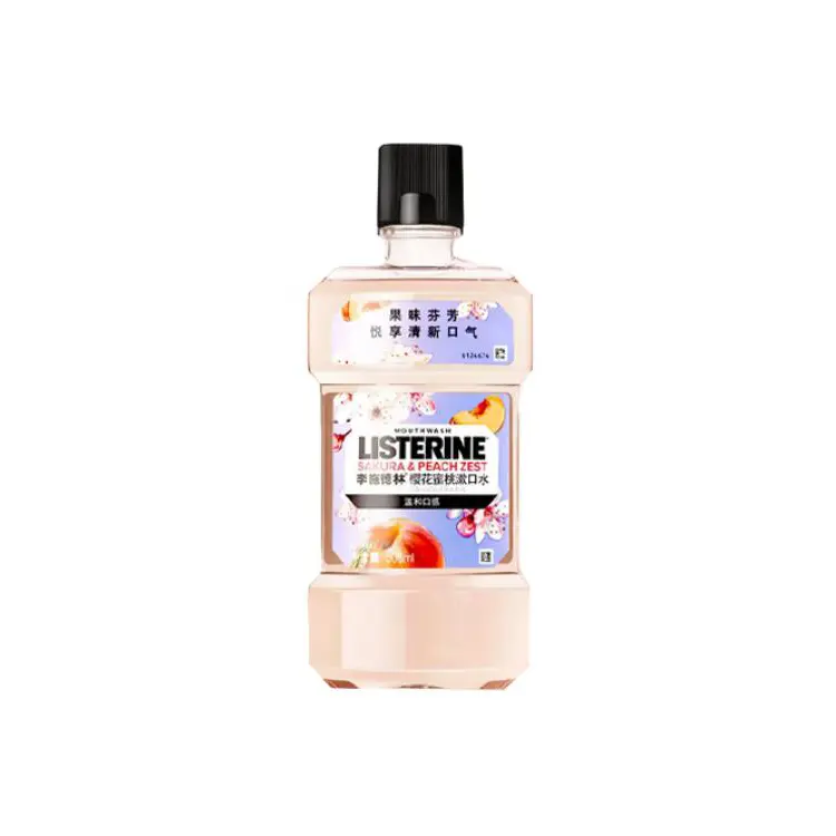 

Listerine Ополаскиватель для полости рта Cherry Blossom Peach, очищающий, 500 мл*3, Mint