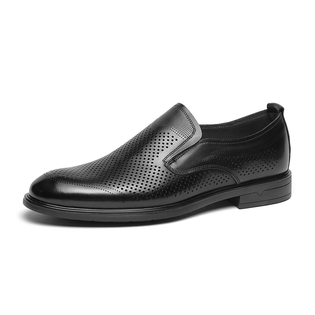 Мужские дерби VOLO, Black Cut-Out Slip-on 379V3051L