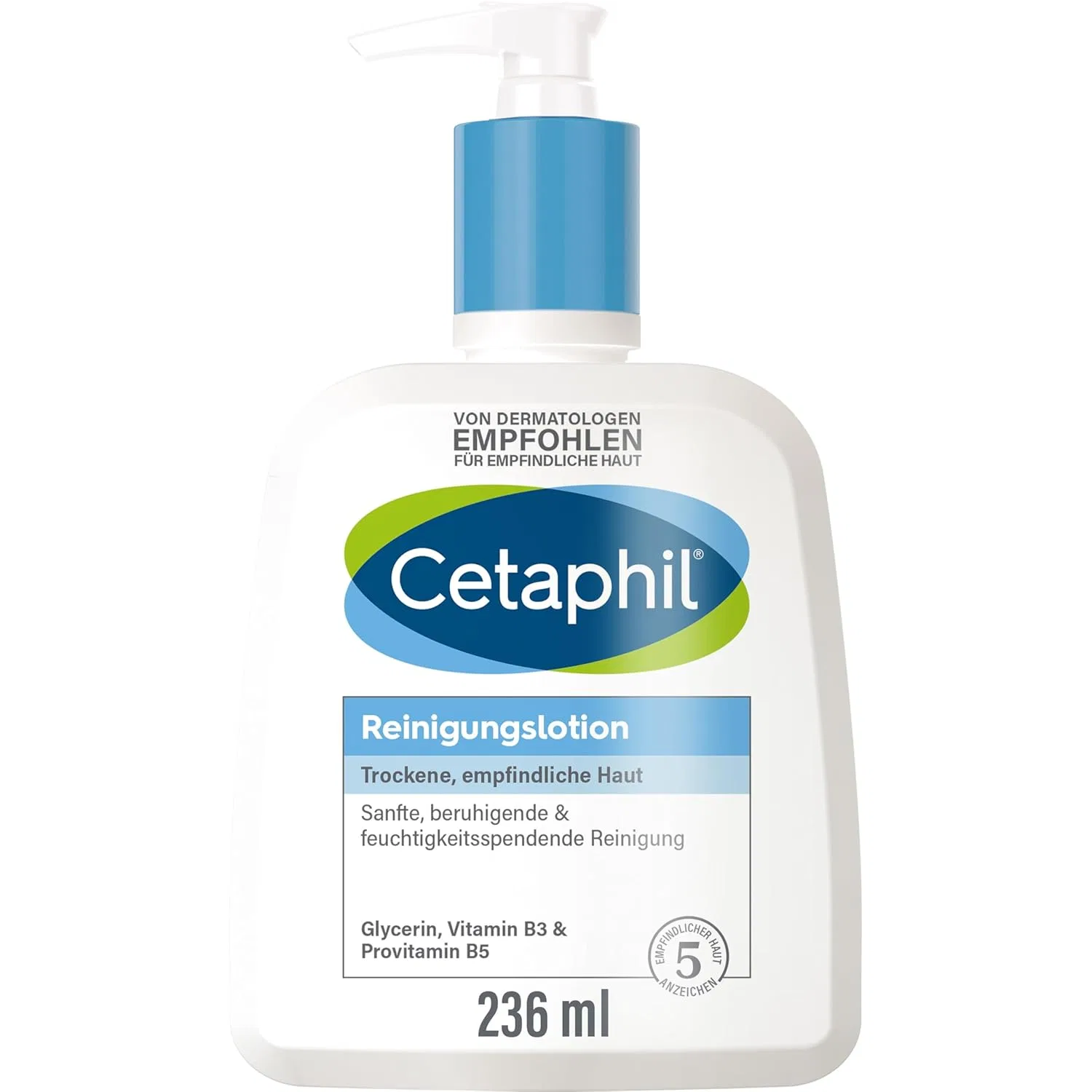 Средство для снятия макияжа Cetaphil — Очищающий для сухой, чувствительной кожи, 236 мл