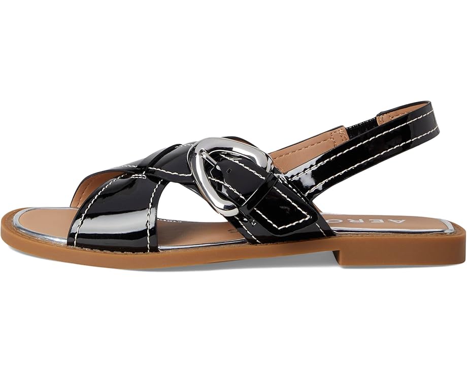 Сандалии Aerosoles Cassa, цвет Black Patent Faux Leather — фото 4