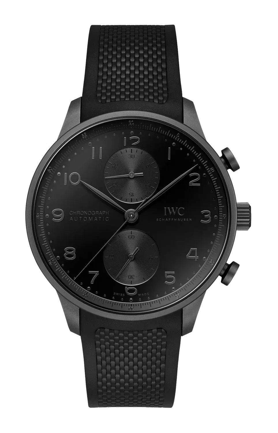 Португальский хронограф Цератаниум - IW371631 IWC SCHAFFHAUSEN, черный
