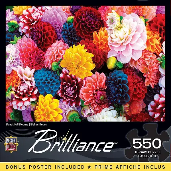 

Пазл для взрослых "Brilliance - Beautiful Flowers" из 550 деталей Masterpieces Puzzles, multicolor