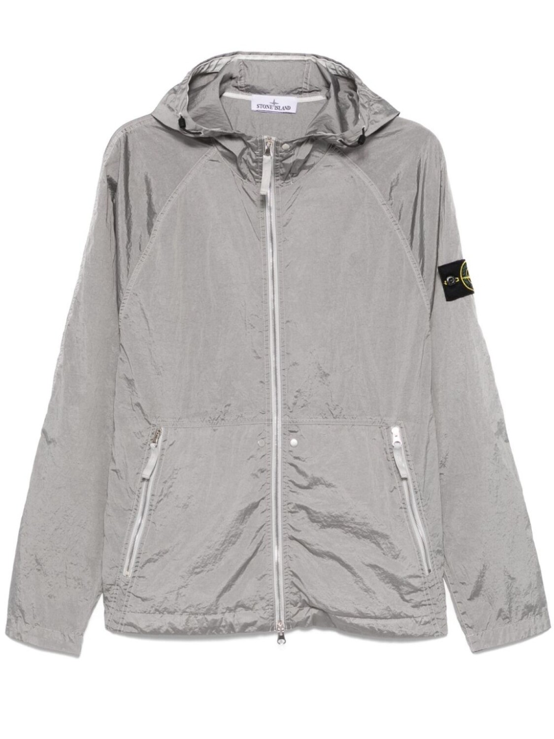 

Stone Island куртка с нашивкой Compass, серый