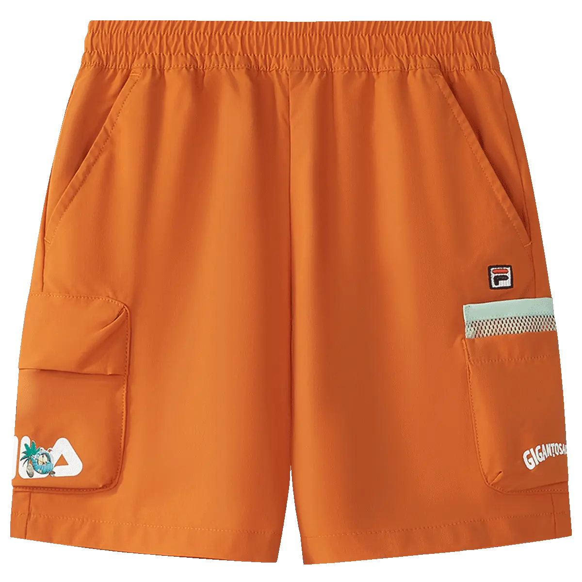 

Шорты xiaokonglongdamaoxian, lianmingkuan для детей 3-7 лет, поздняя осень, orange FILA KIDS, оранжевый