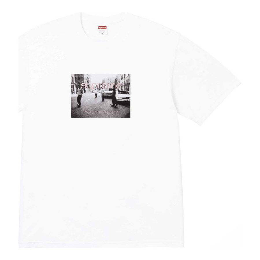 

Футболка Supreme Crew 96 T-Shirt 'White Black', белый
