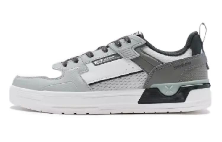 

Кроссовки XTEP Skateboarding Shoes Men Low-top Blue-lime / Sail White, белый