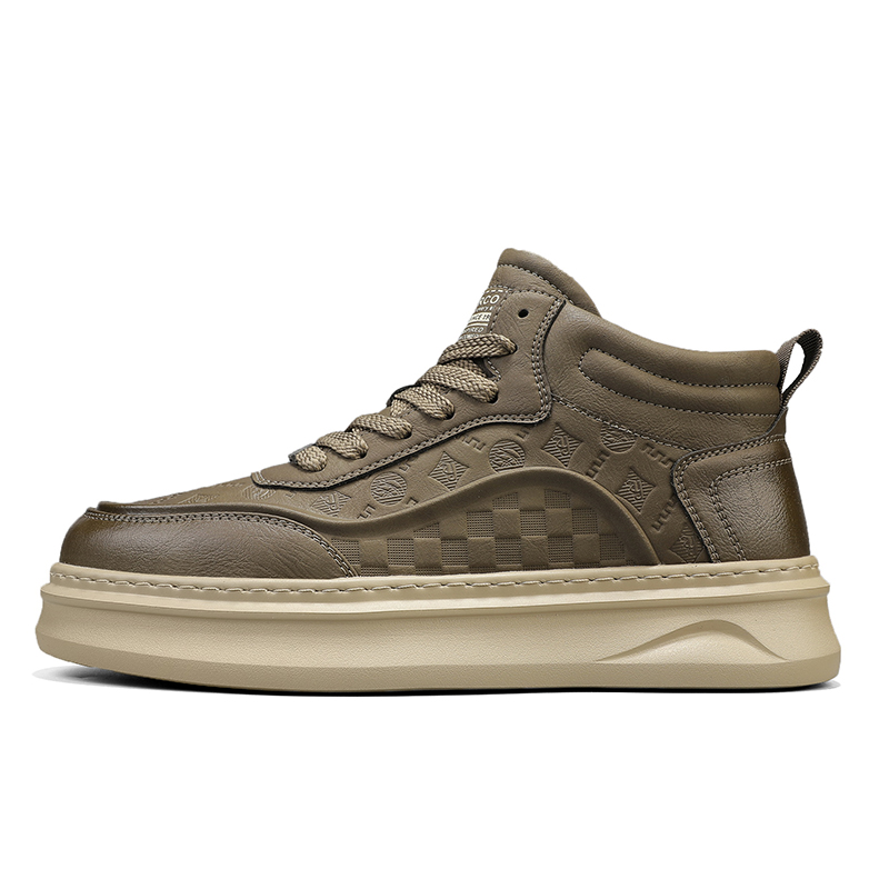 

Высокие кроссовки для скейтбординга мужские YEARCON, оливковый коричневый