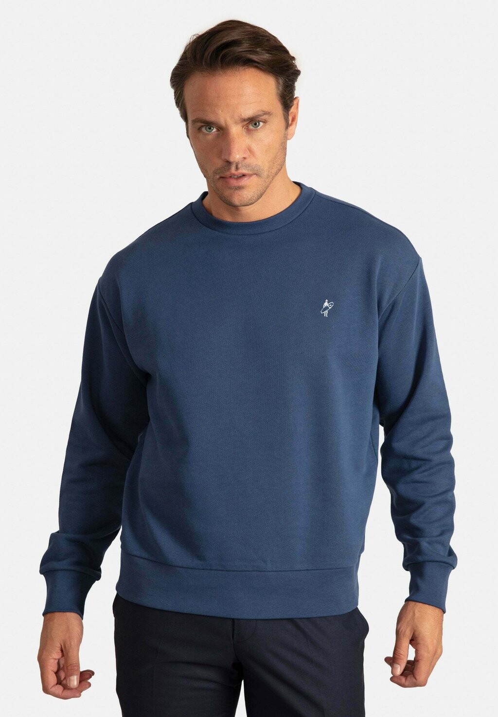

Толстовка HALF OVERSIZE SWEATSHIRT Jacey Quinn, цвет indigo