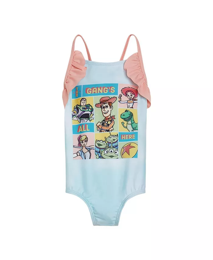 

Купальник цельный для девочек Disney UPF 50+ Toy Story, синий