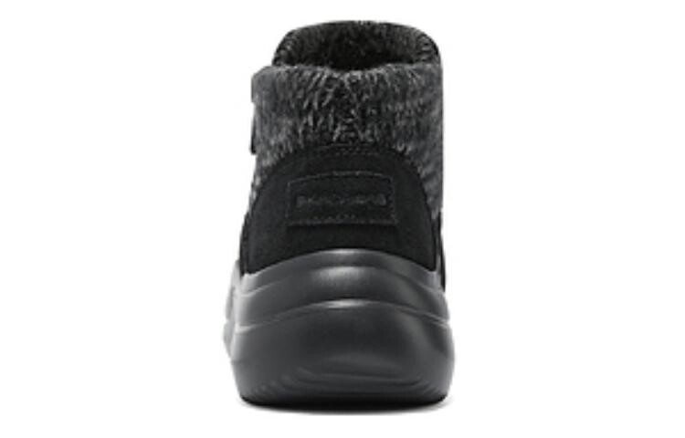 Зимние ботинки женские Skechers с вязаной вставкой, черный — фото 4