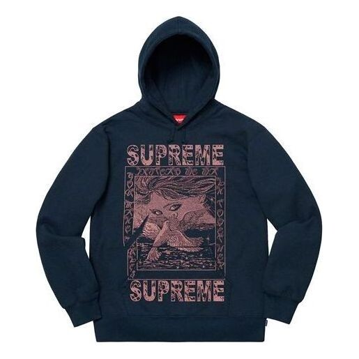 

Толстовка doves hoodie 'navy' Supreme, синий