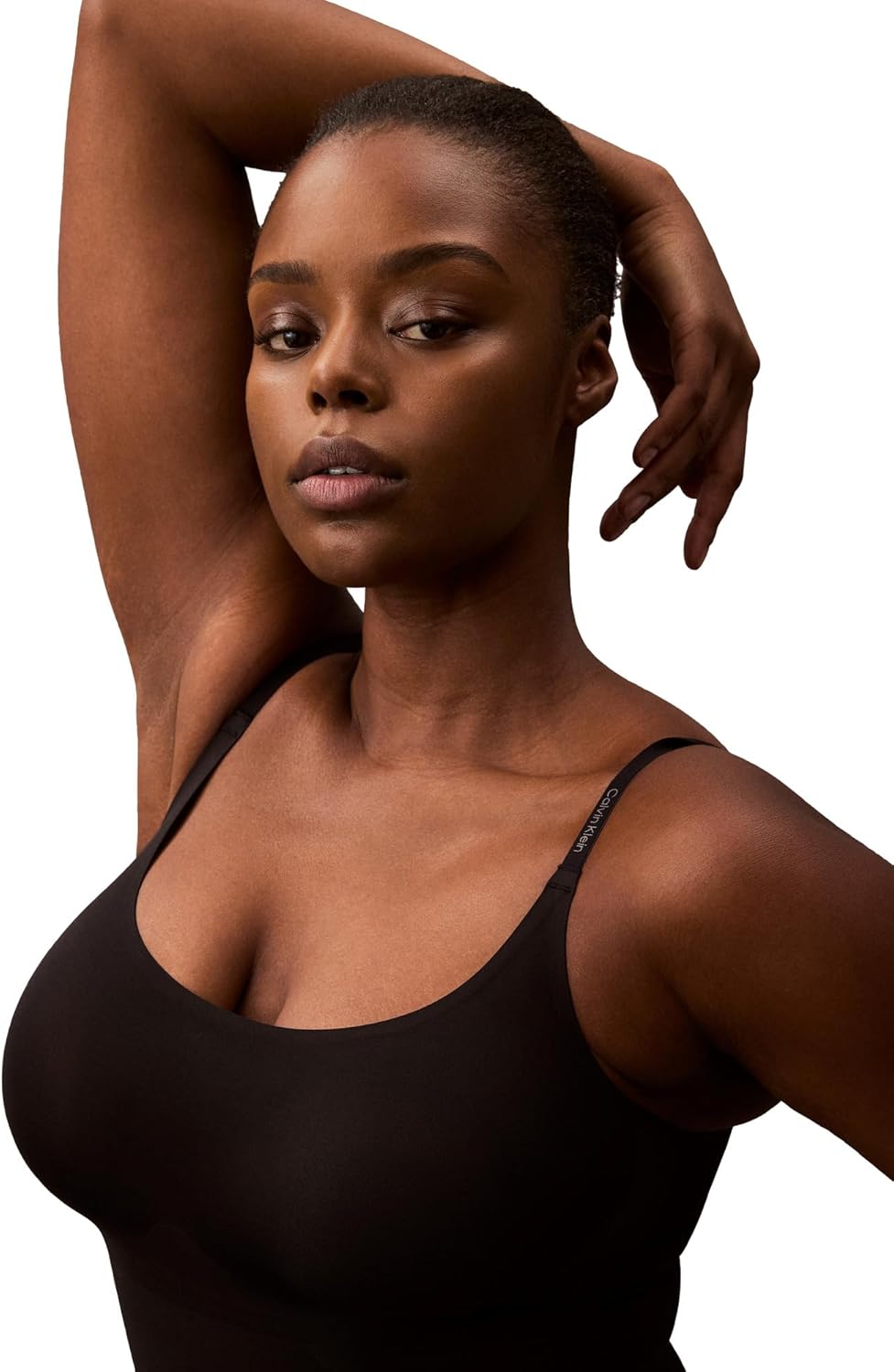 Женское боди Calvin Klein Shapwear Secure Sculpt до середины бедра, Black — фото 3