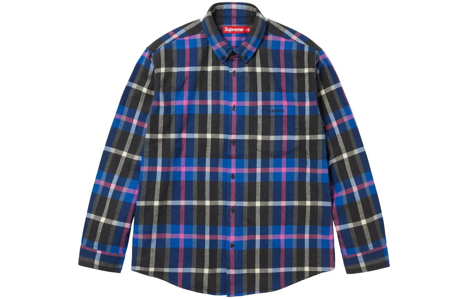 Клетчатая фланелевая рубашка FW23 Supreme, зеленый/зеленый — фото 3