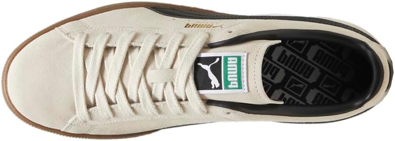 Мужские замшевые кроссовки PUMA Terrace с шнуровкой для повседневной носки - белые — фото 4