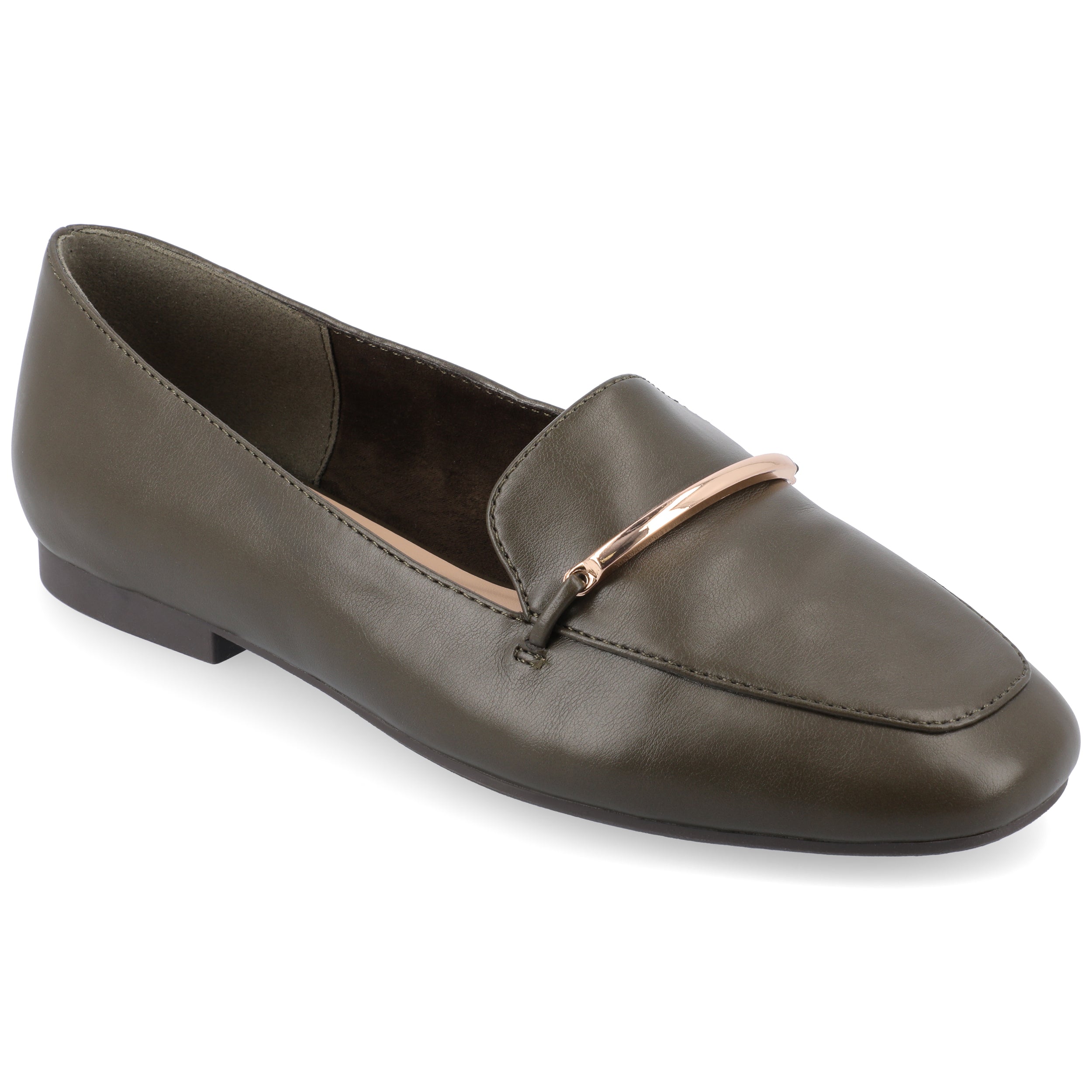 Женские балетки Tru Comfort Foam Wide Wrenn из коллекции Journee, оливковый