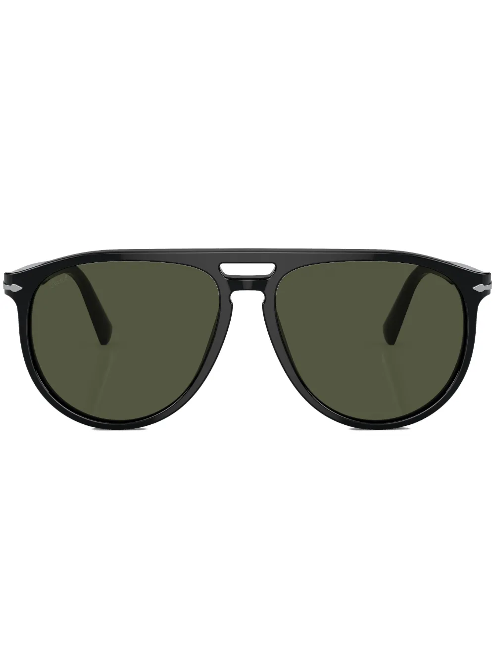 

Солнцезащитные очки в круглой оправе Persol, черный