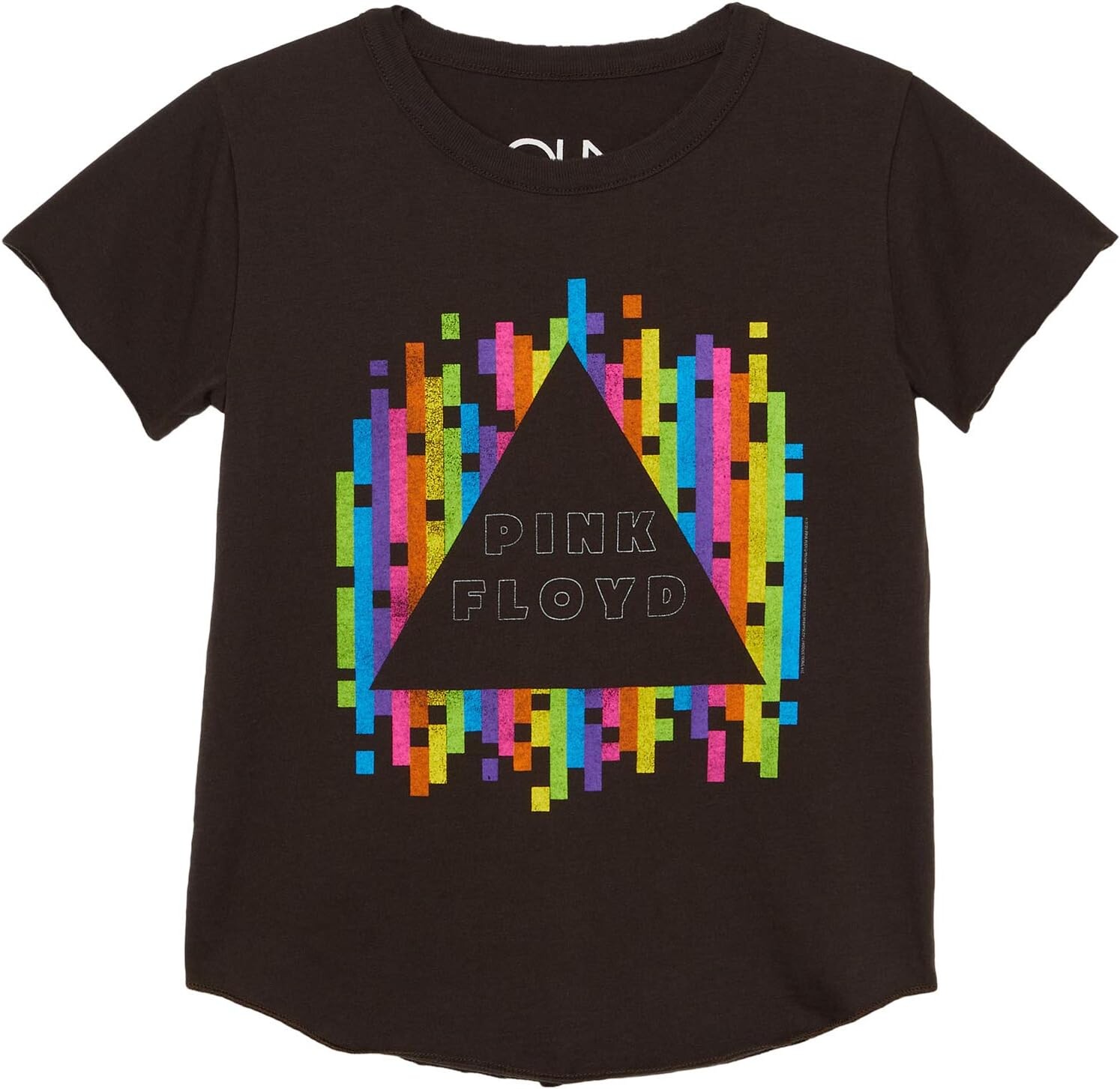 

Рубашка Chaser Kids Recycled Vintage Jersey Short Sleeve Shirttail Crew Neck, цвет Union Black