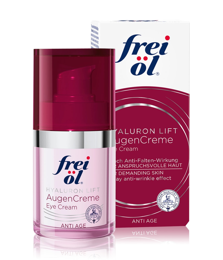 

Крем для глаз frei öl Anti Age Hyaluron Lift AugenCreme, 15 ml