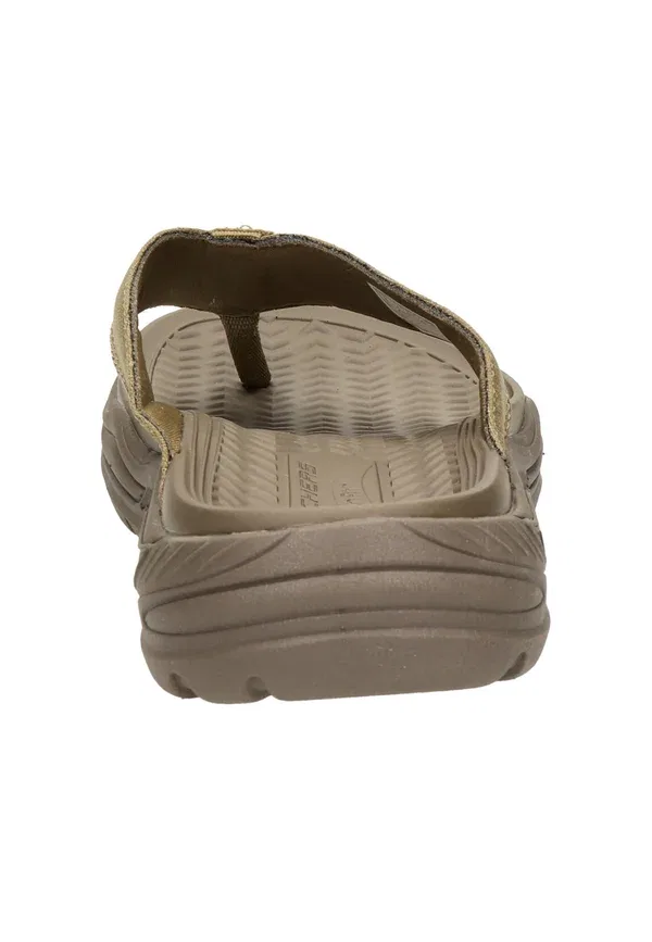 Сандалии-слайды Skechers Arch Fit Motley SD Heren Slipper T Bar, коричневый — фото 3