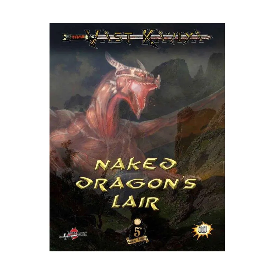 

Vast Kaviya - Naked Dragon's Lair, Dungeons & Dragons (5th Edition) - Rulebooks, Sourcebooks & Supplements (Legendary Games), мягкая обложка