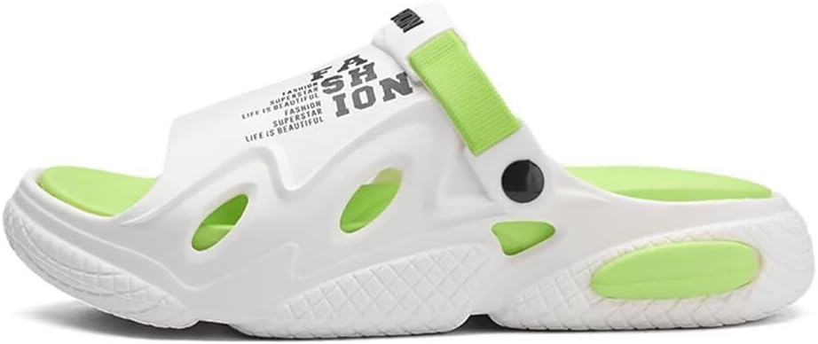 

Сандалии GSLMOLN для мужчин и женщин, модные шлепанцы, повседневные тапочки с нескользящей подошвой, открытый носок, пляжная обувь для прогулок на улице, весна и лето, белый