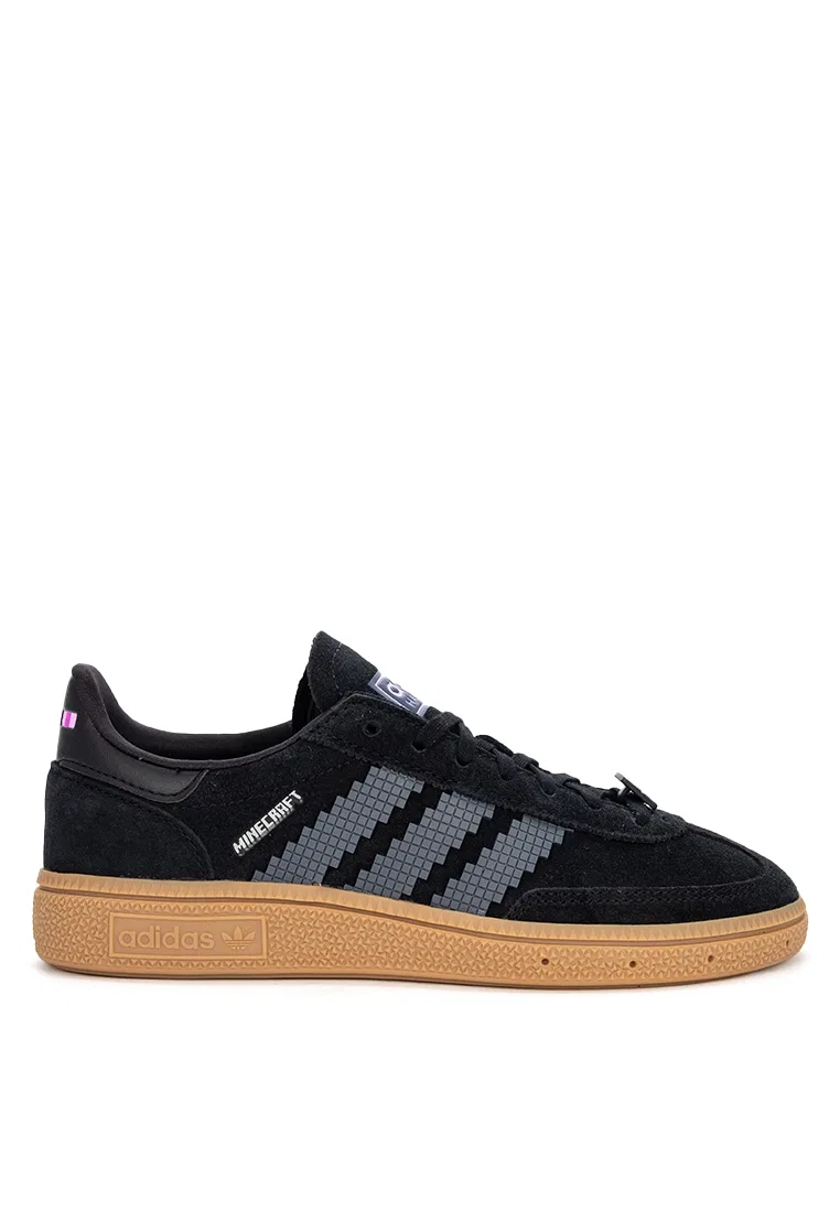 Кроссовки детские, коллаборация с Minecraft, Handball Spezial, Adidas, черный
