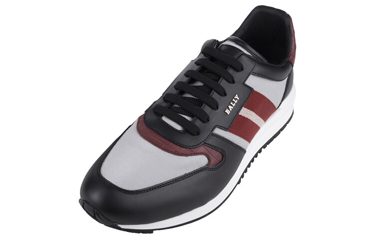 Мужская обувь Lifestyle с низким верхом, черного/красного/серого цвета Bally — фото 3