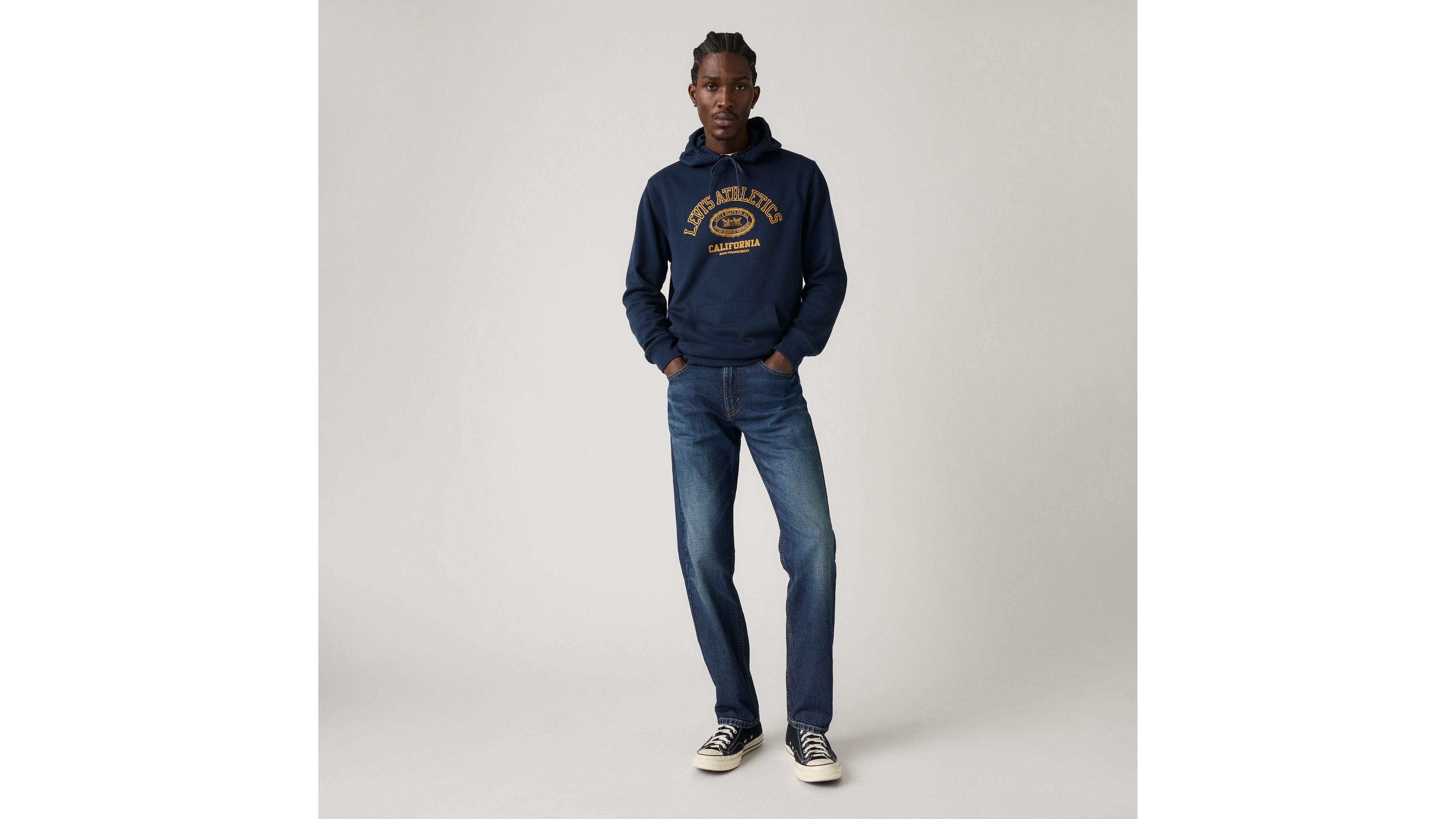 

Мужские джинсы 502 Taper Fit Levi's, Blue Expanse - Dark Wash