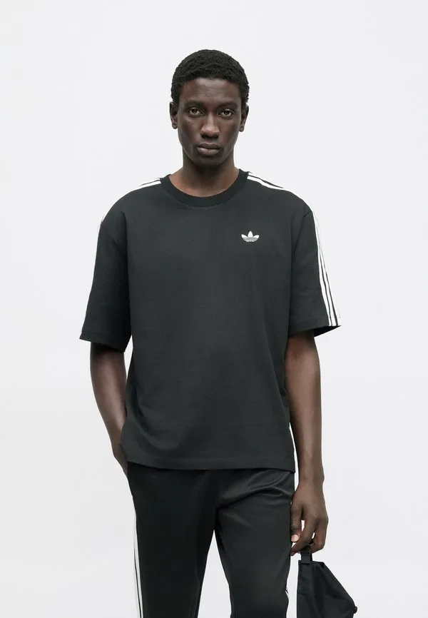 Футболка с принтом 3s Adidas Originals, Black — фото 4