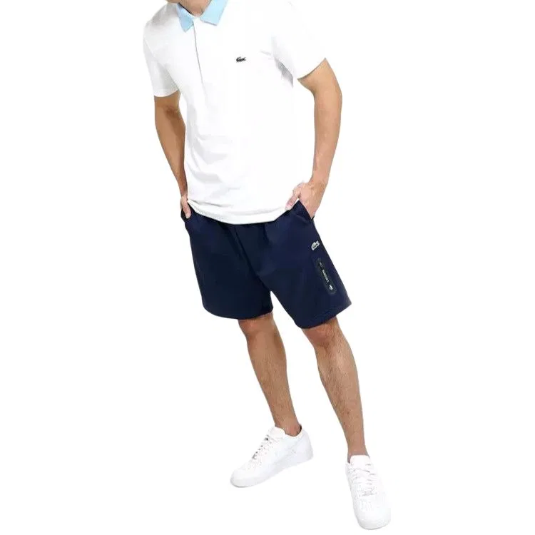 Шорты повседневные Lacoste синий — фото 4