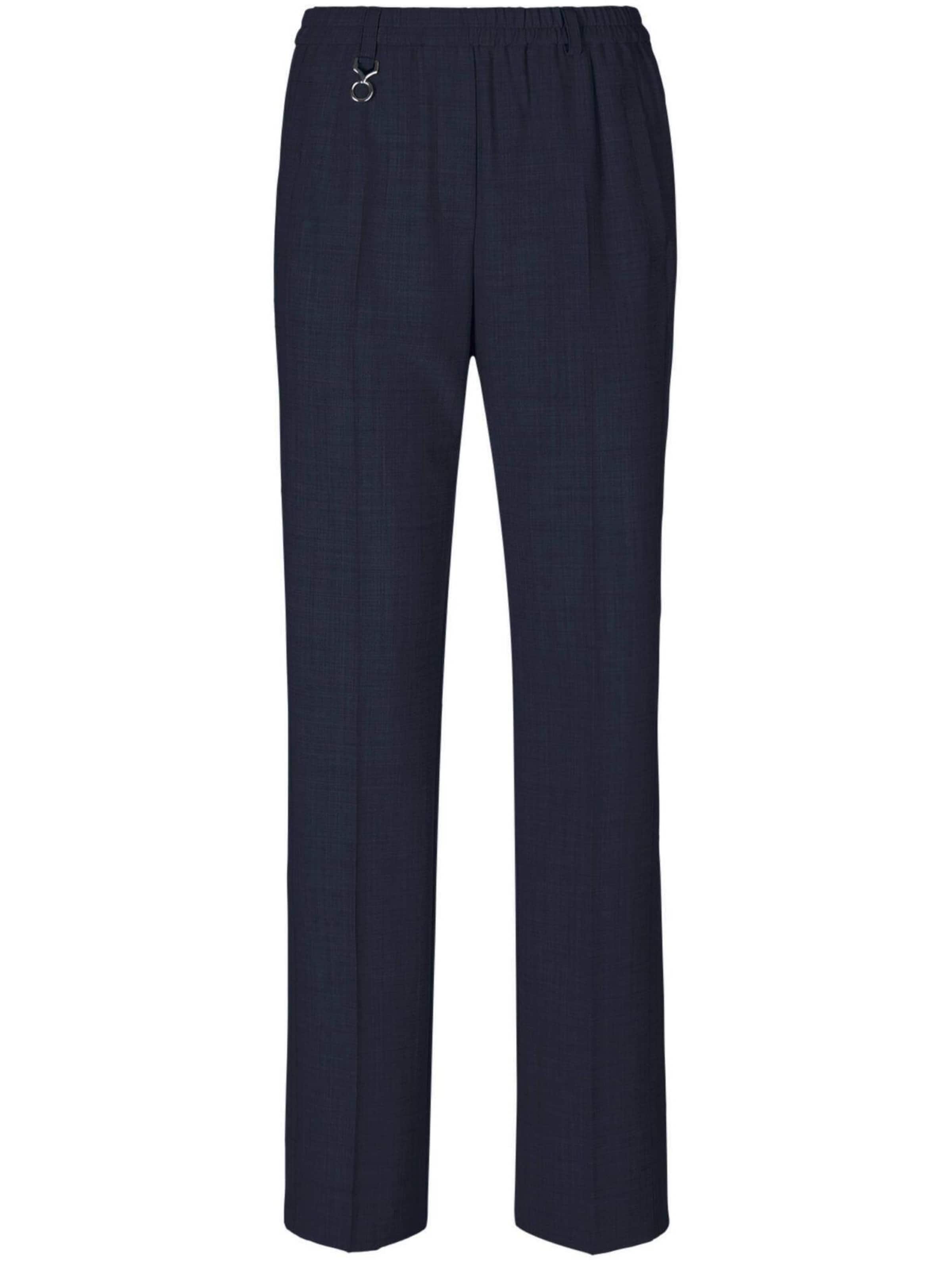 

Goldner Брюки 'Louisa' с плиссировкой в цвете Marine Blue