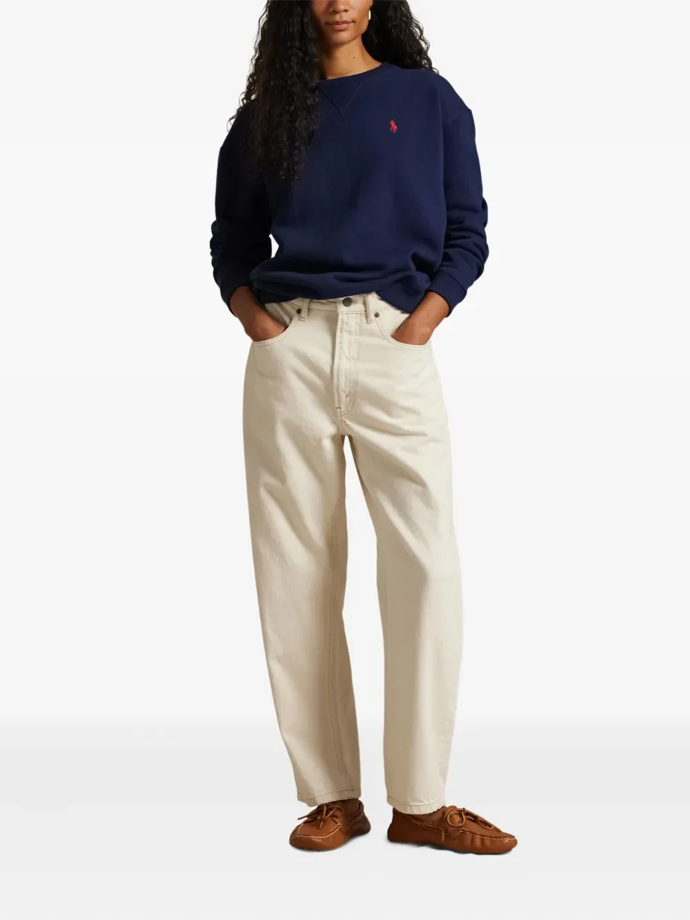 Хлопковые джинсы POLO RALPH LAUREN, бежевый — фото 2