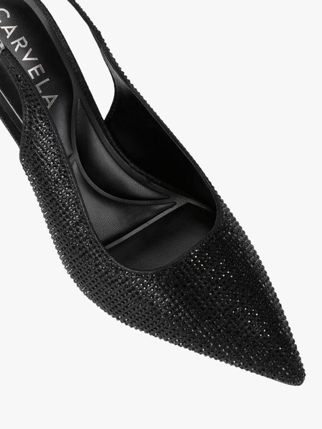 Туфли Carlotta с кристаллами и ремешком на щиколотке Carvela, Black — фото 4